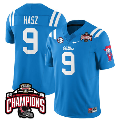 Ole Miss Football Vapor Limited Jersey - Allstate Sugar Bowl Champions - Stitched