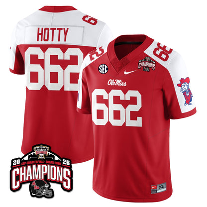 Ole Miss Football Vapor Limited Jersey - Allstate Sugar Bowl Champions - Stitched