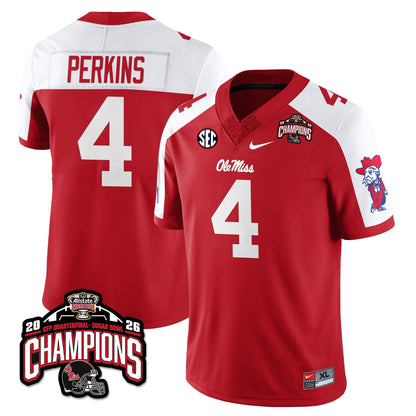 Ole Miss Football Vapor Limited Jersey - Allstate Sugar Bowl Champions - Stitched