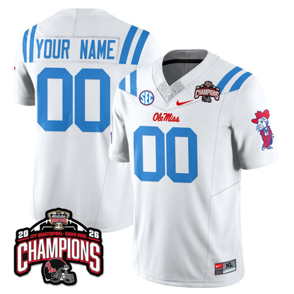 Custom OM Football Vapor Limited Jersey - Allstate Sugar Bowl Champions - Stitched