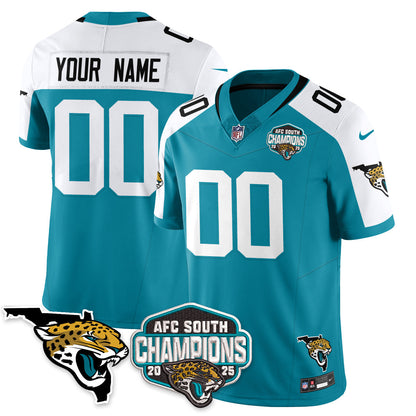 DET AFC South Division Champions Vapor Limited Jersey - Stitched