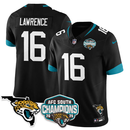 DET AFC South Division Champions Vapor Limited Jersey - Stitched