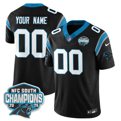 Custom CAR NFC South Division Champions Vapor Limited Jersey - Stitched
