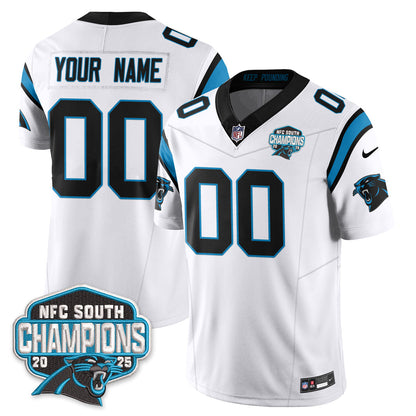 Custom CAR NFC South Division Champions Vapor Limited Jersey - Stitched