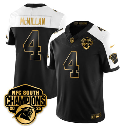 CAR NFC South Division Champions Vapor Limited Gold Jersey - Stitched