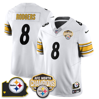 PIT AFC North Division Champions Vapor Limited Jersey - Stitched