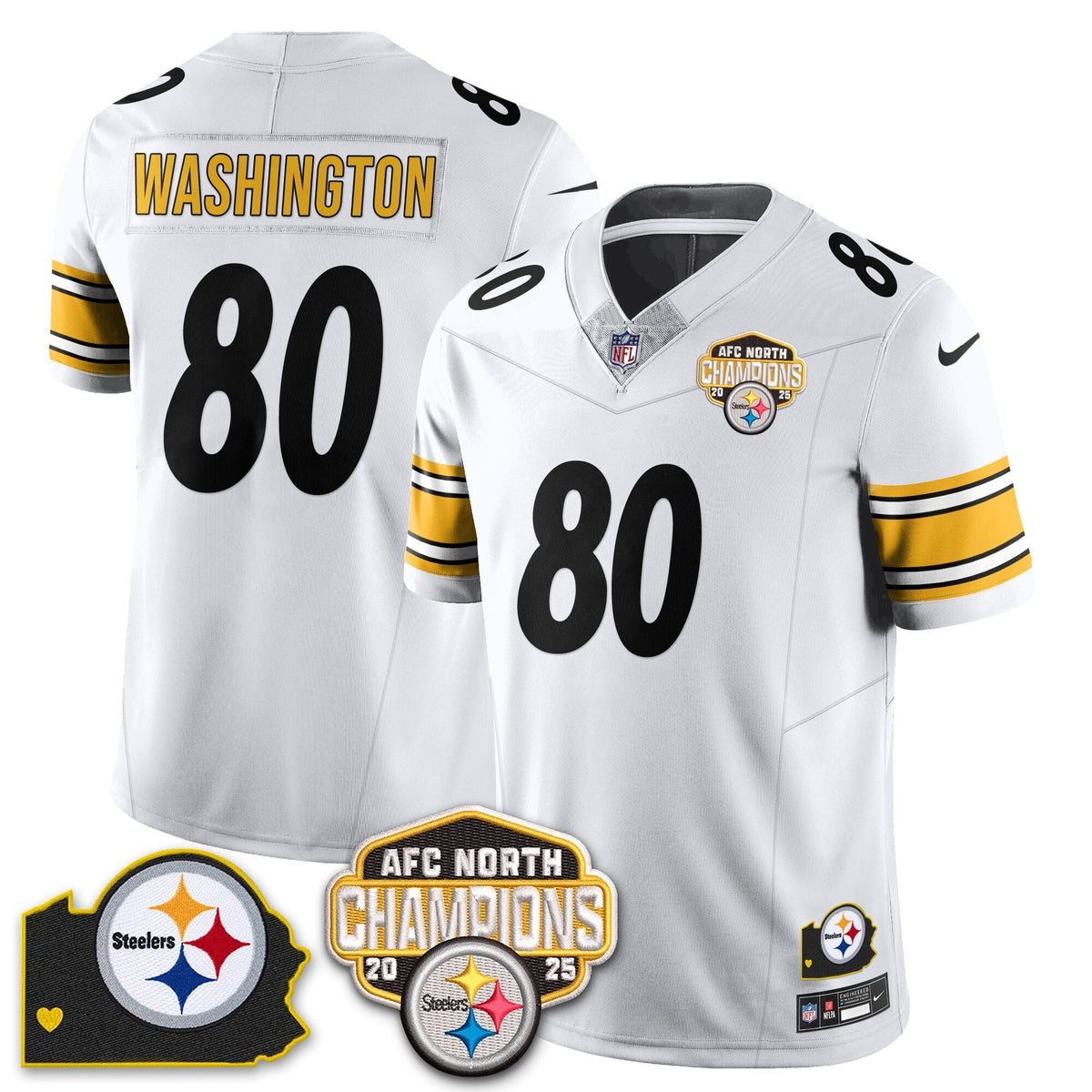 PIT AFC North Division Champions Vapor Limited Jersey - Stitched