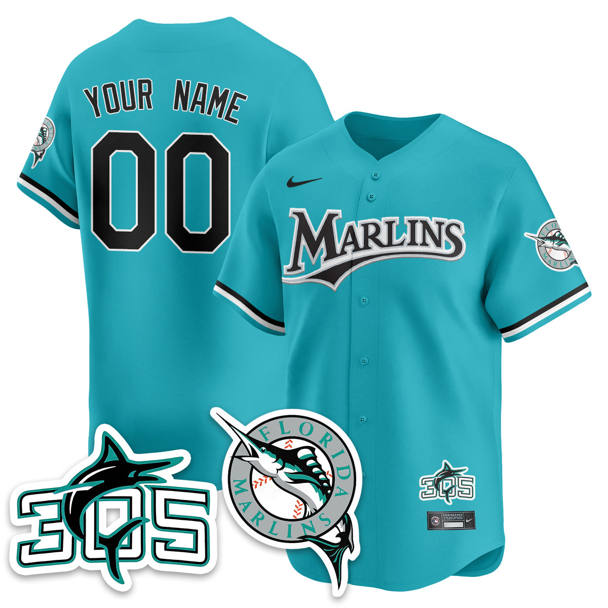 Custom MAL Throwback Vapor Limited Jersey - Stitched