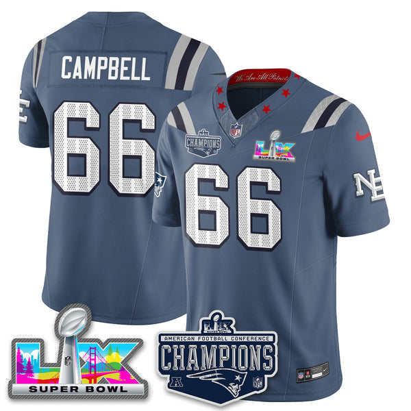 Men' NE 2025 Vapor Jersey - AFC Champions Limited Patch - Stitched n15