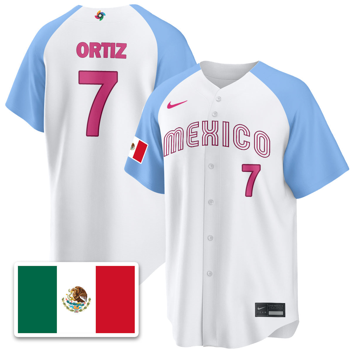 Mexico Baseball 2026 World Baseball Classic Limited Jersey - Stitched