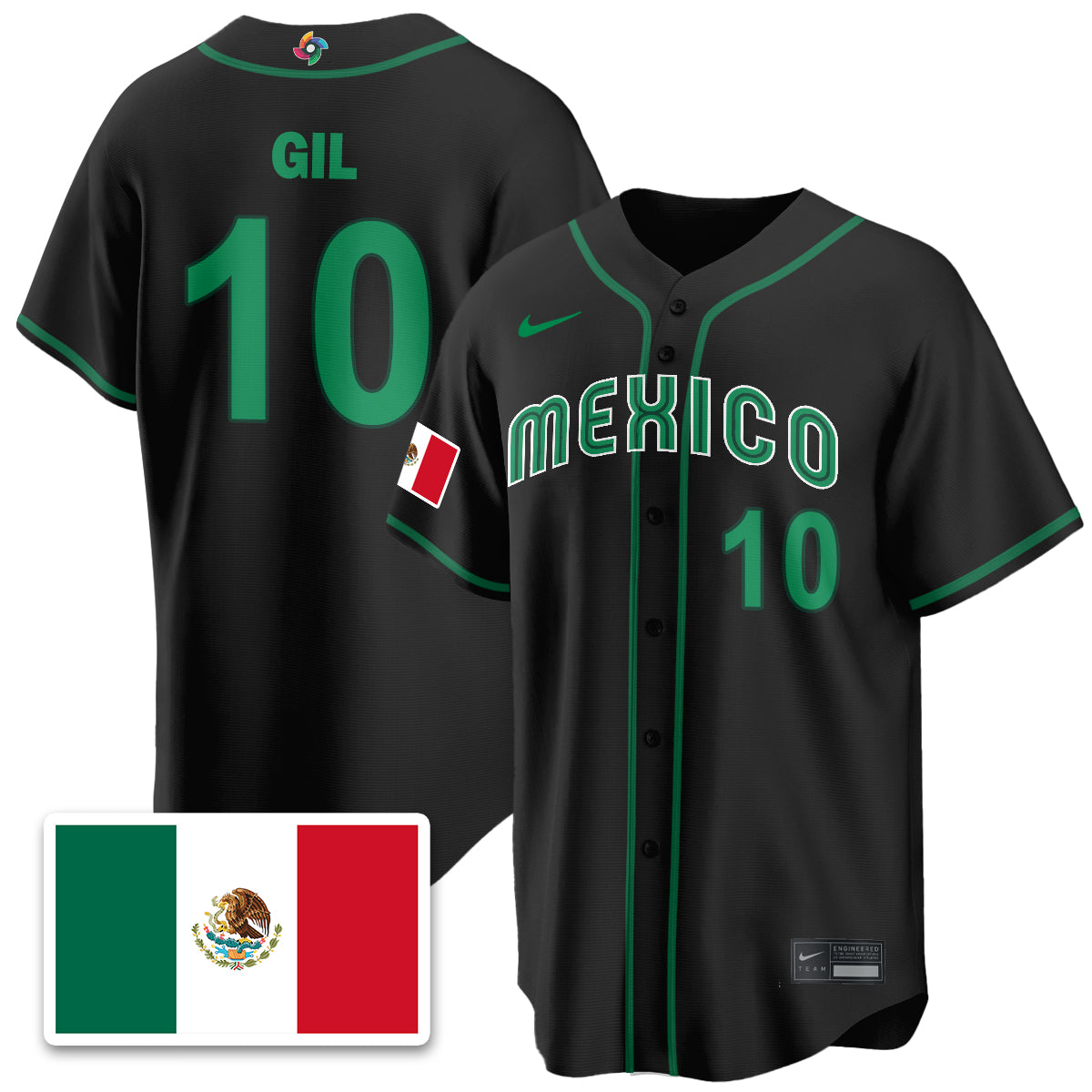 Mexico Baseball 2026 World Baseball Classic Limited Jersey - Stitched