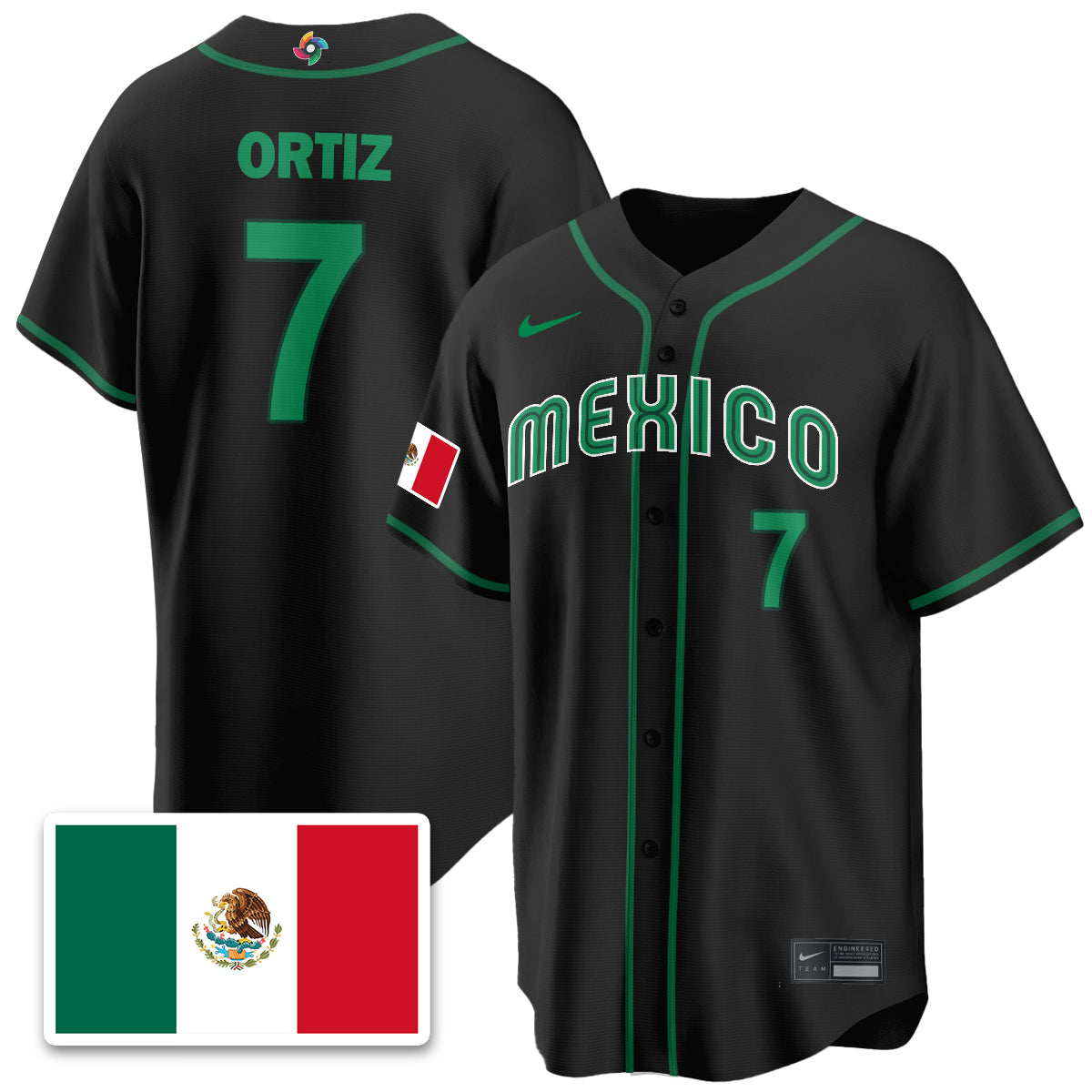 Mexico Baseball 2026 World Baseball Classic Limited Jersey - Stitched