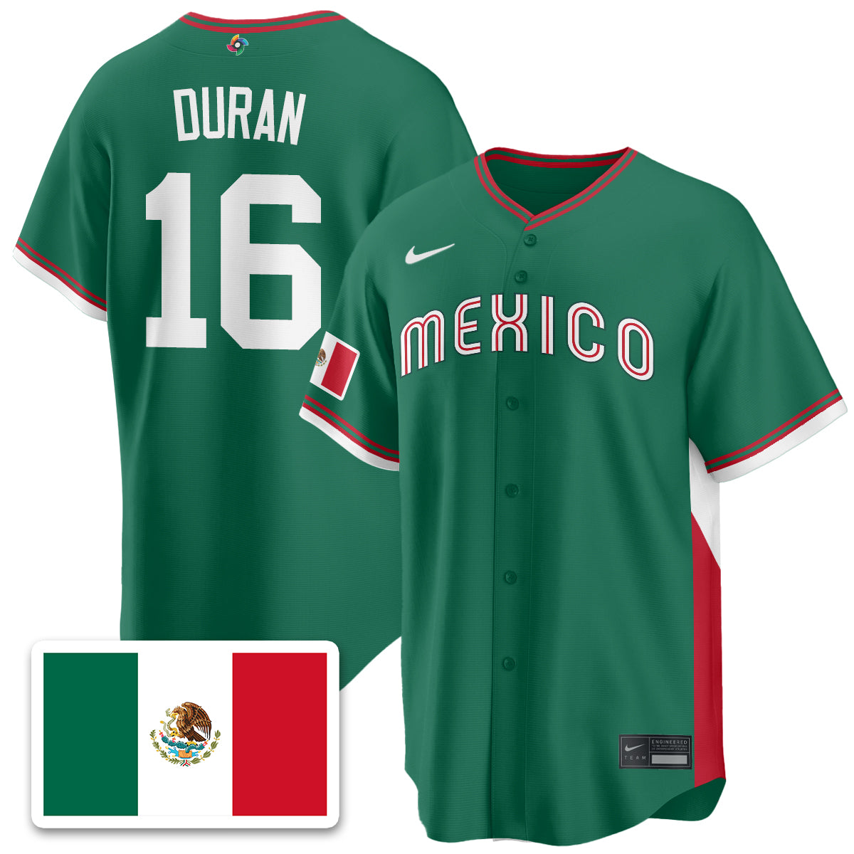Mexico Baseball 2026 World Baseball Classic Limited Jersey - Stitched