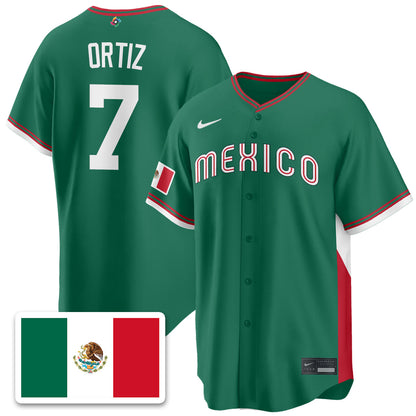 Mexico Baseball 2026 World Baseball Classic Limited Jersey - Stitched