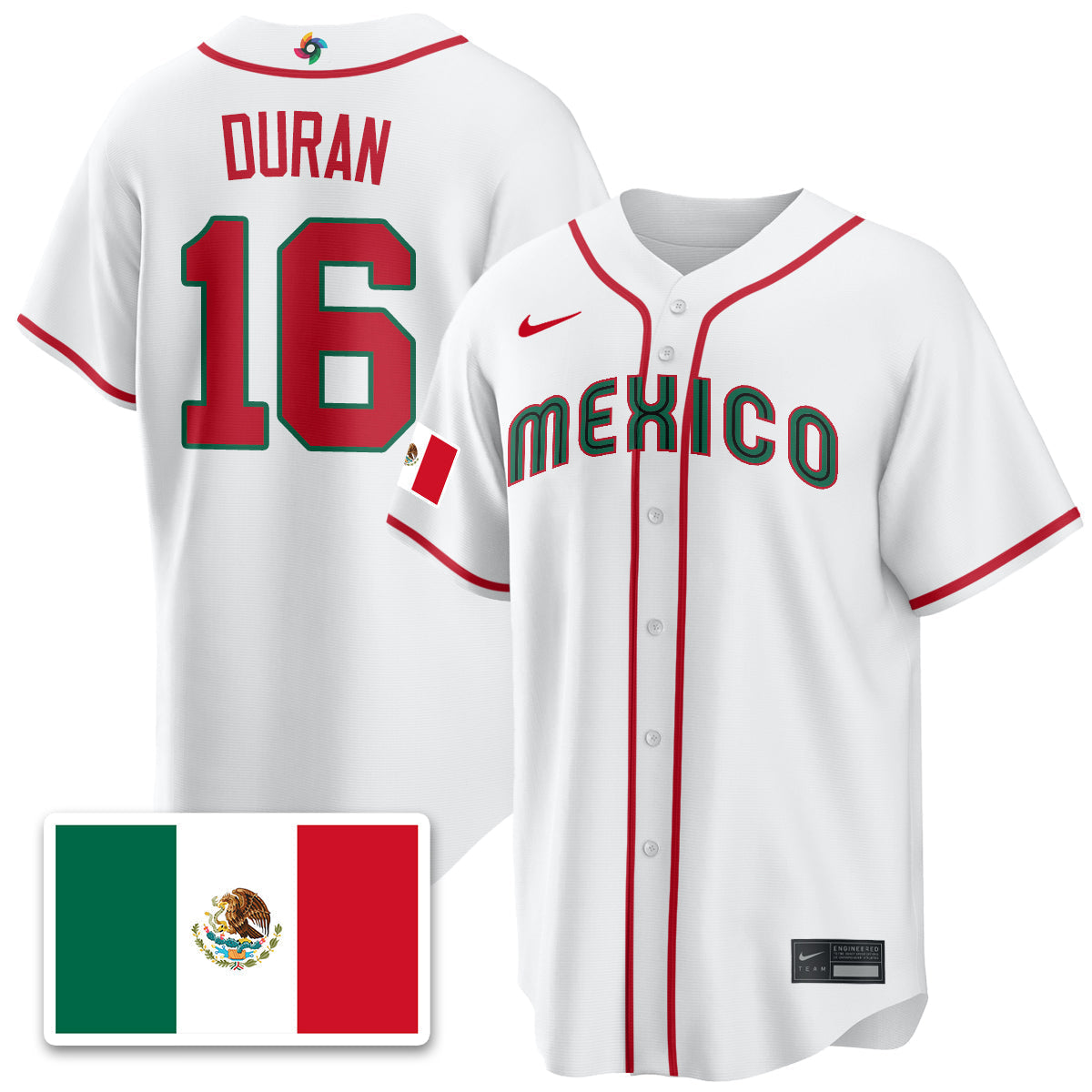 Mexico Baseball 2026 World Baseball Classic Limited Jersey - Stitched