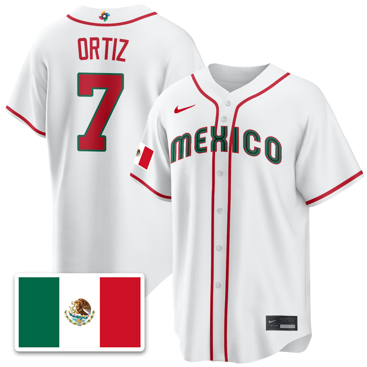 Mexico Baseball 2026 World Baseball Classic Limited Jersey - Stitched