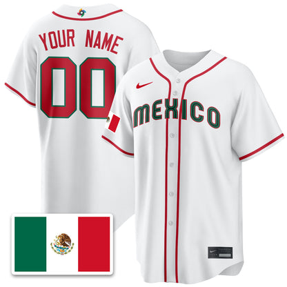 Mexico Baseball 2026 World Baseball Classic Limited Jersey - Stitched