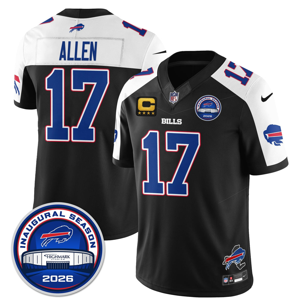 BUF 2026 Inaugural Season Patch Limited Cold Front Jersey - Stitched