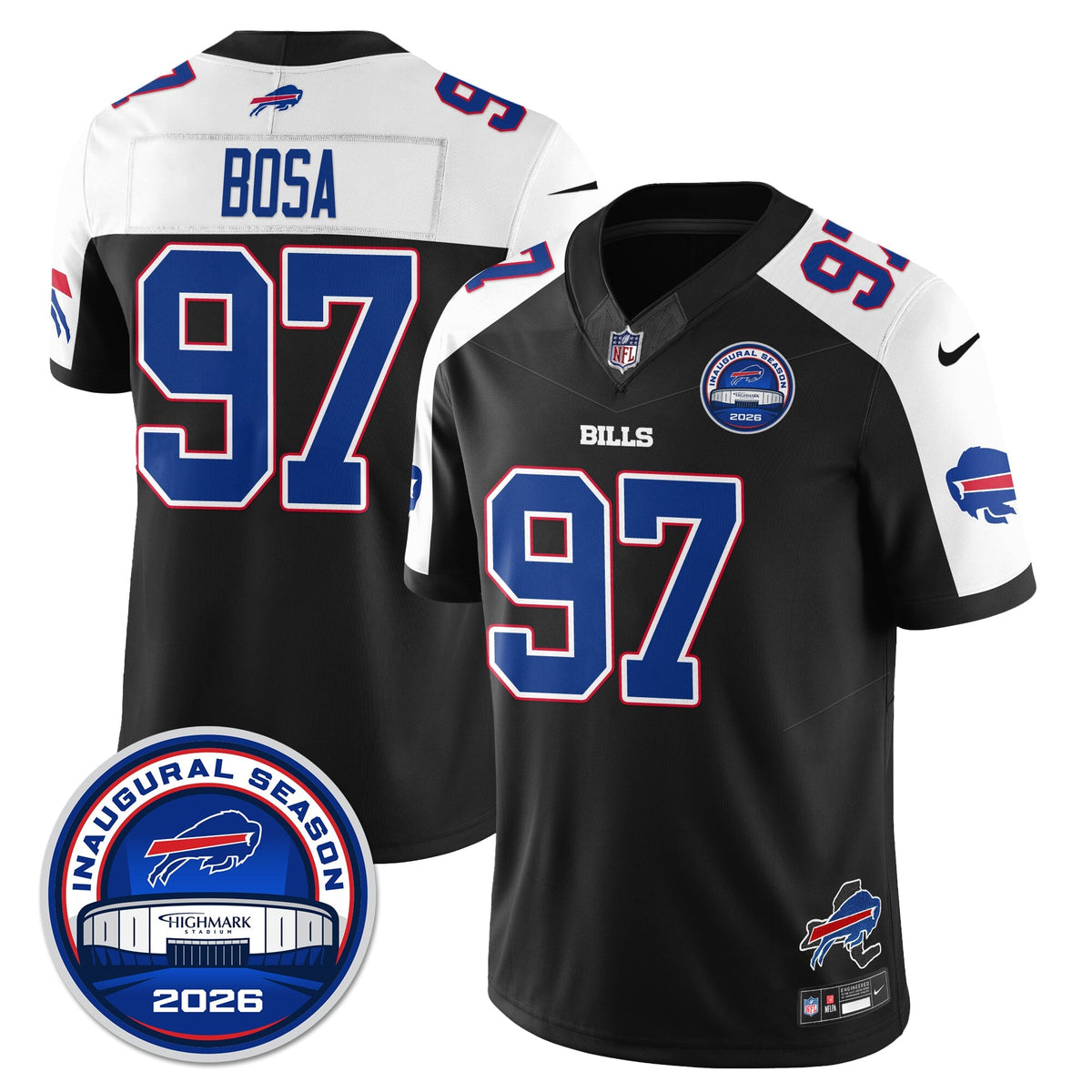 BUF 2026 Inaugural Season Patch Limited Cold Front Jersey - Stitched
