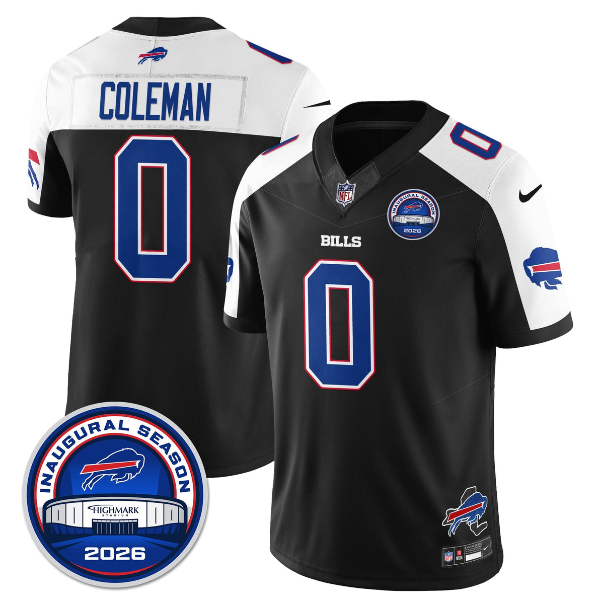 BUF 2026 Inaugural Season Patch Limited Cold Front Jersey - Stitched