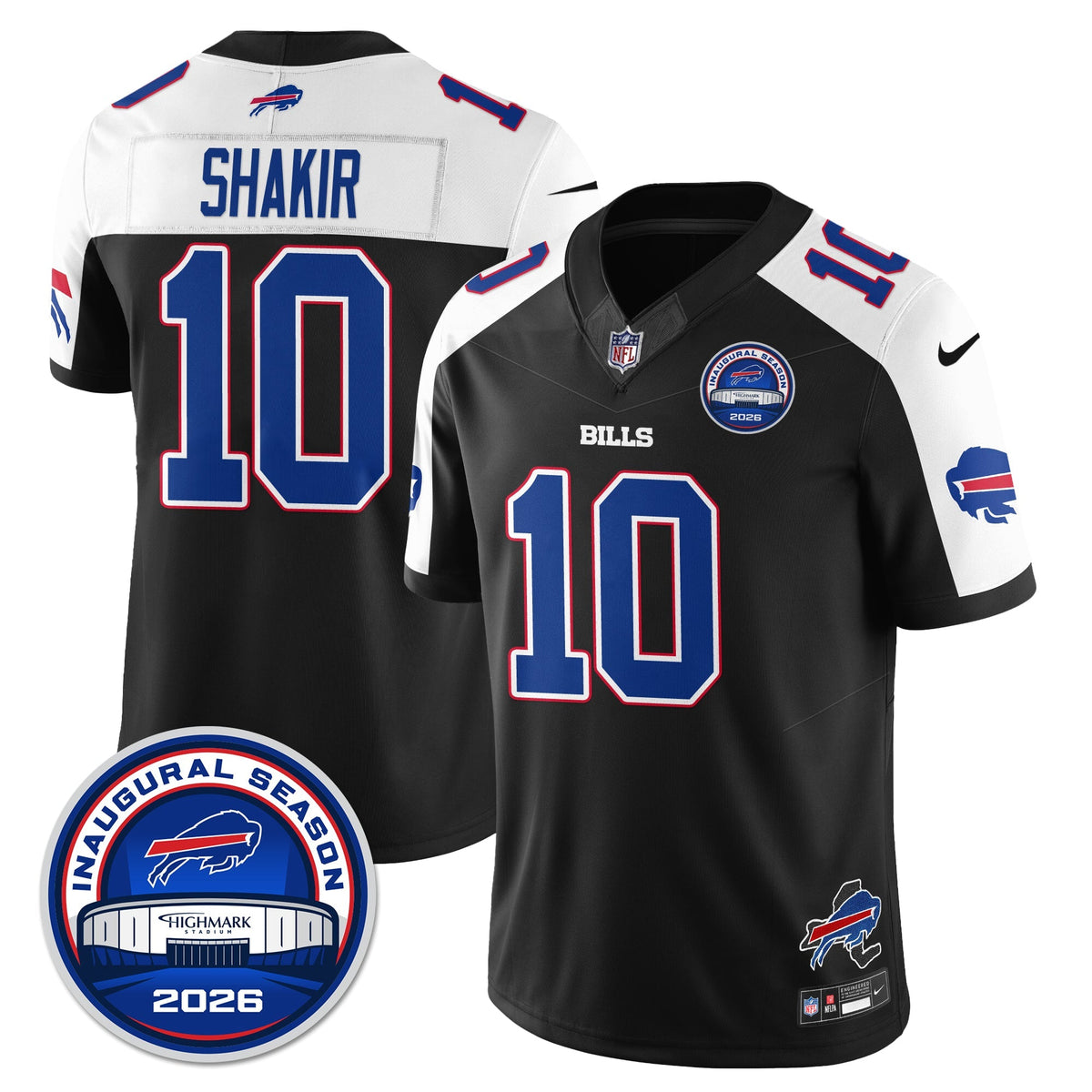 BUF 2026 Inaugural Season Patch Limited Cold Front Jersey - Stitched