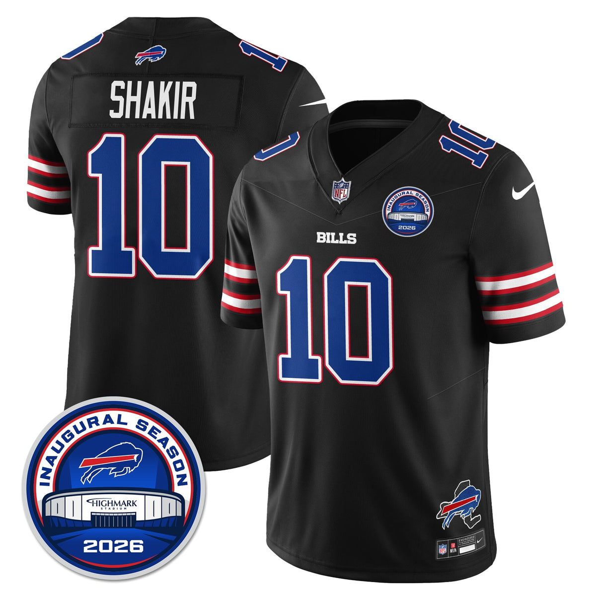 BUF 2026 Inaugural Season Patch Limited Cold Front Jersey - Stitched