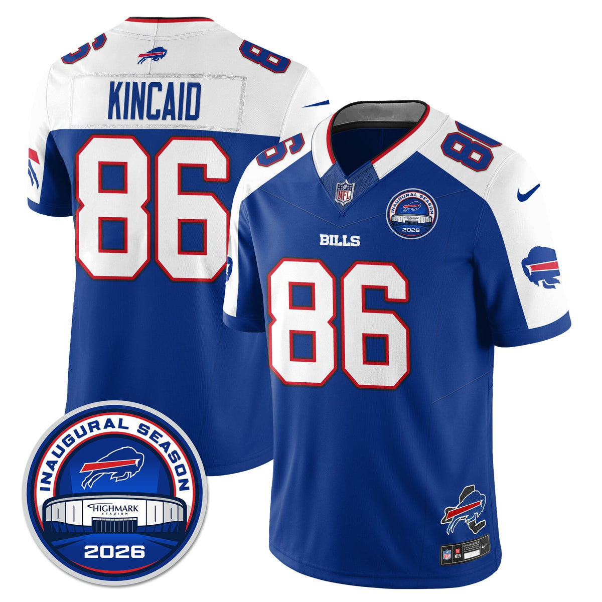 BUF 2026 Inaugural Season Patch Limited Cold Front Jersey - Stitched