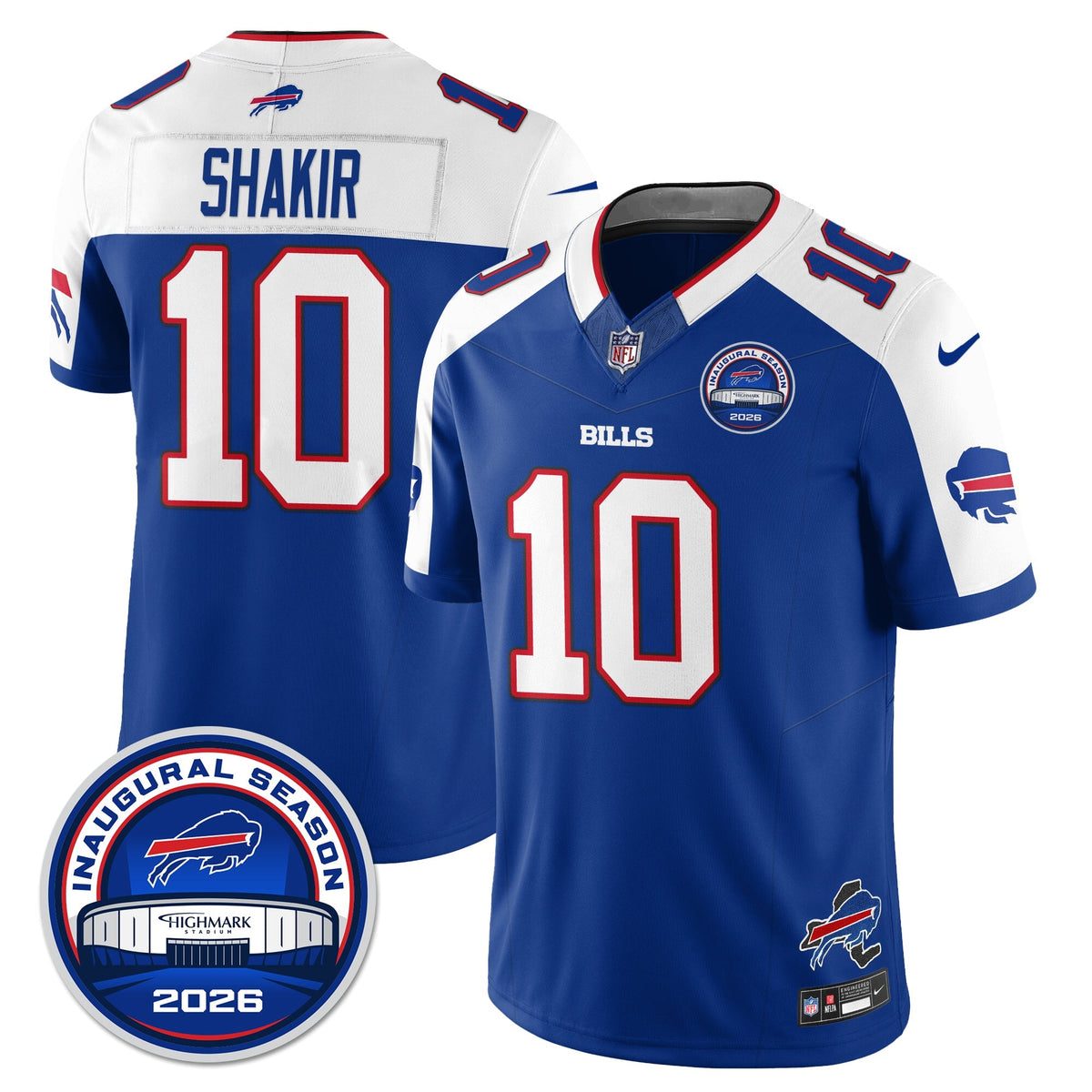 BUF 2026 Inaugural Season Patch Limited Cold Front Jersey - Stitched