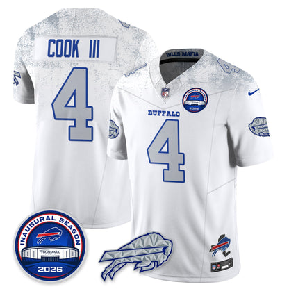 BUF 2026 Inaugural Season Patch Limited Cold Front Jersey - Stitched