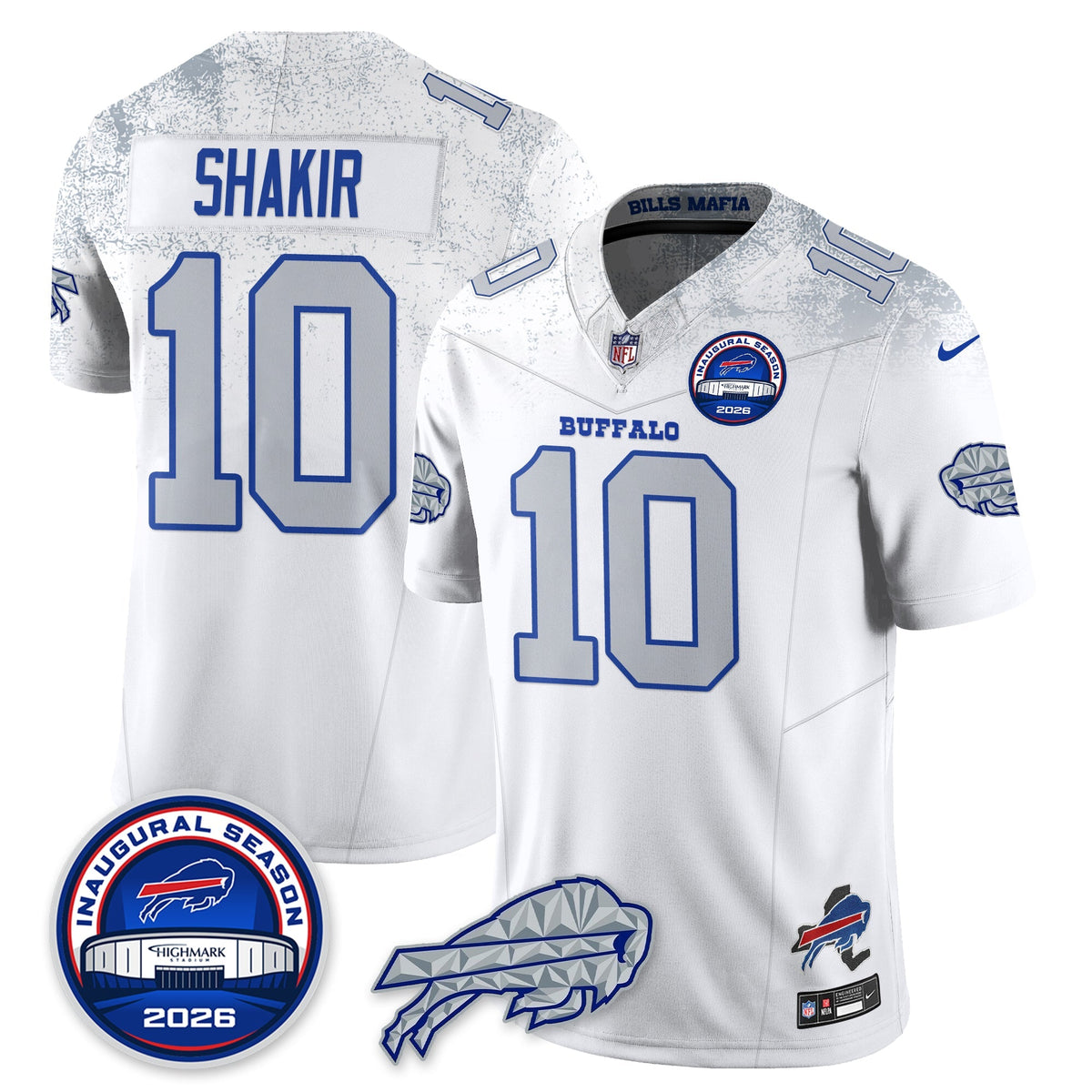 BUF 2026 Inaugural Season Patch Limited Cold Front Jersey - Stitched