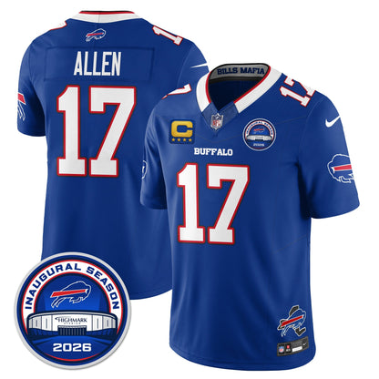 BUF 2026 Inaugural Season Patch Limited Cold Front Jersey - Stitched