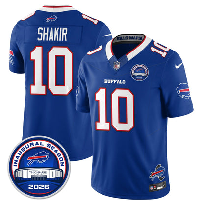 BUF 2026 Inaugural Season Patch Limited Cold Front Jersey - Stitched