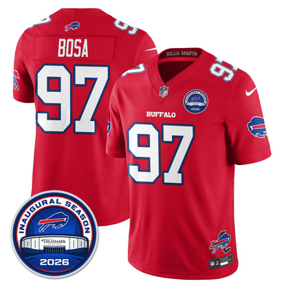 BUF 2026 Inaugural Season Patch Limited Cold Front Jersey - Stitched
