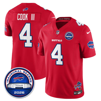 BUF 2026 Inaugural Season Patch Limited Cold Front Jersey - Stitched