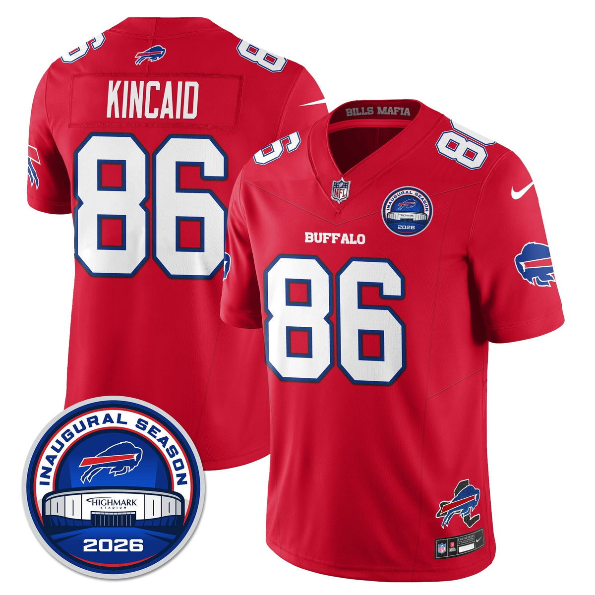 BUF 2026 Inaugural Season Patch Limited Cold Front Jersey - Stitched