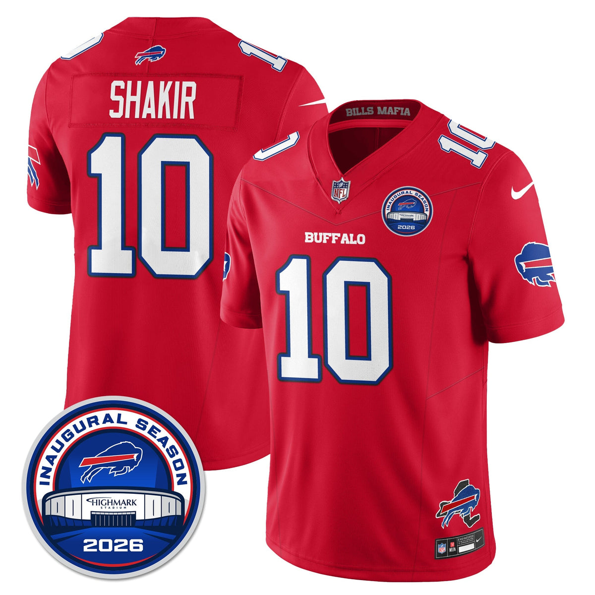 BUF 2026 Inaugural Season Patch Limited Cold Front Jersey - Stitched