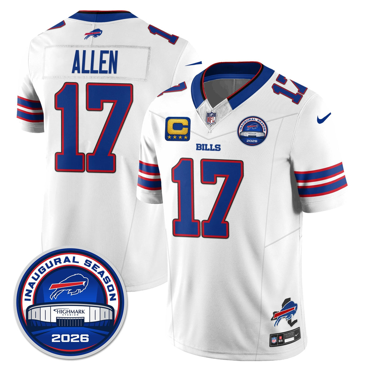 BUF 2026 Inaugural Season Patch Limited Cold Front Jersey - Stitched