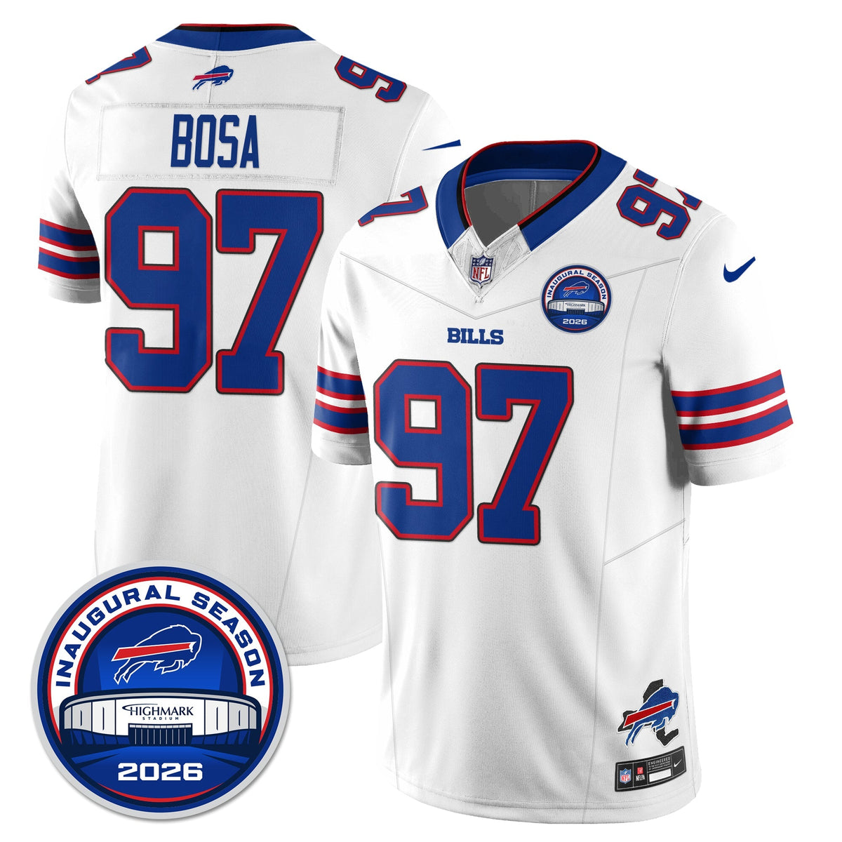 BUF 2026 Inaugural Season Patch Limited Cold Front Jersey - Stitched