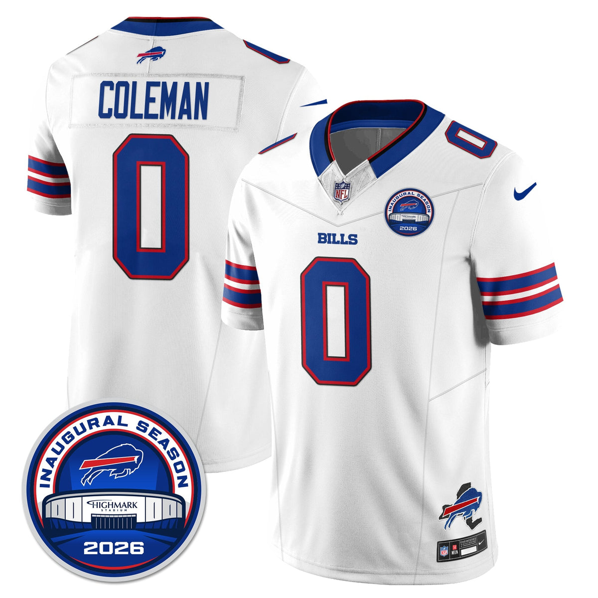 BUF 2026 Inaugural Season Patch Limited Cold Front Jersey - Stitched