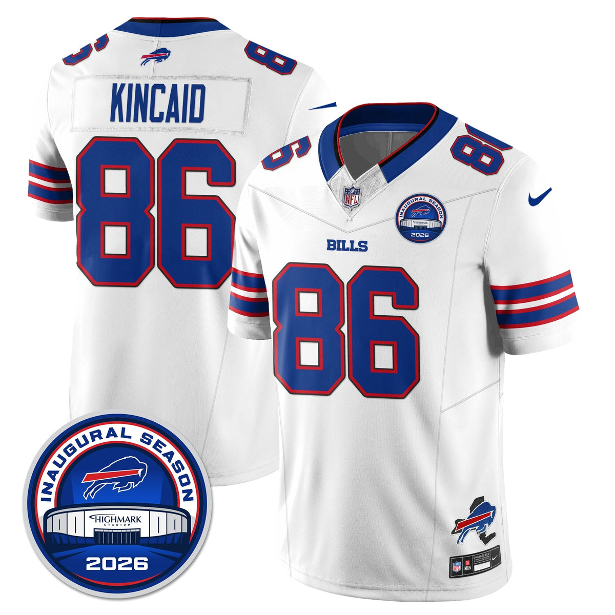 BUF 2026 Inaugural Season Patch Limited Cold Front Jersey - Stitched