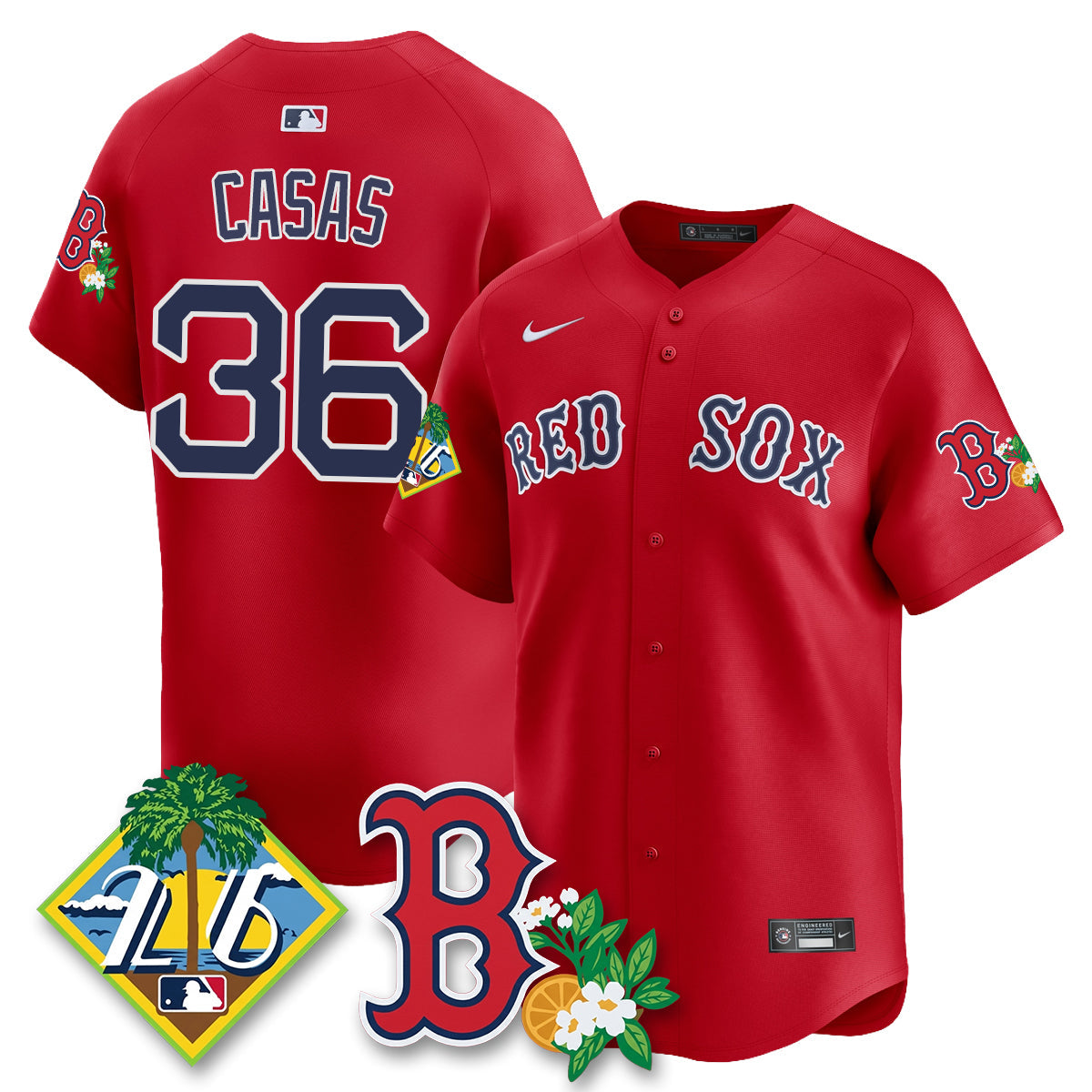 BOS 2026 Spring Training Vapor Limited Jersey - Stitched