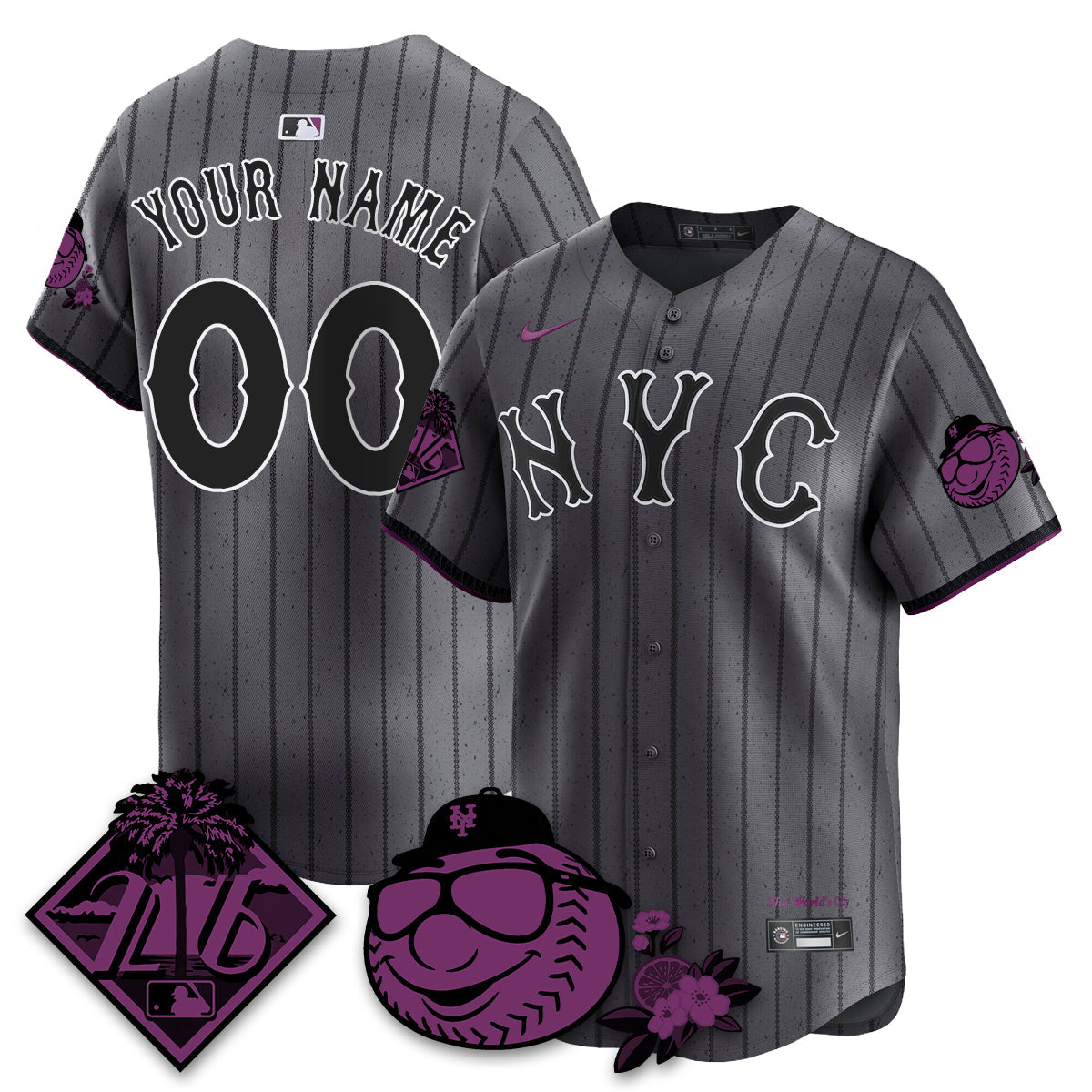 Custom NYM 2026 Spring Training Vapor Limited Jersey - Stitched