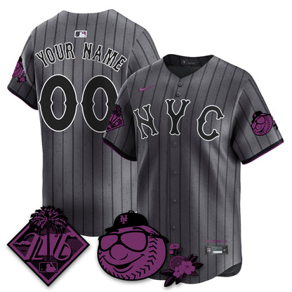 Custom NYM 2026 Spring Training Vapor Limited Jersey - Stitched