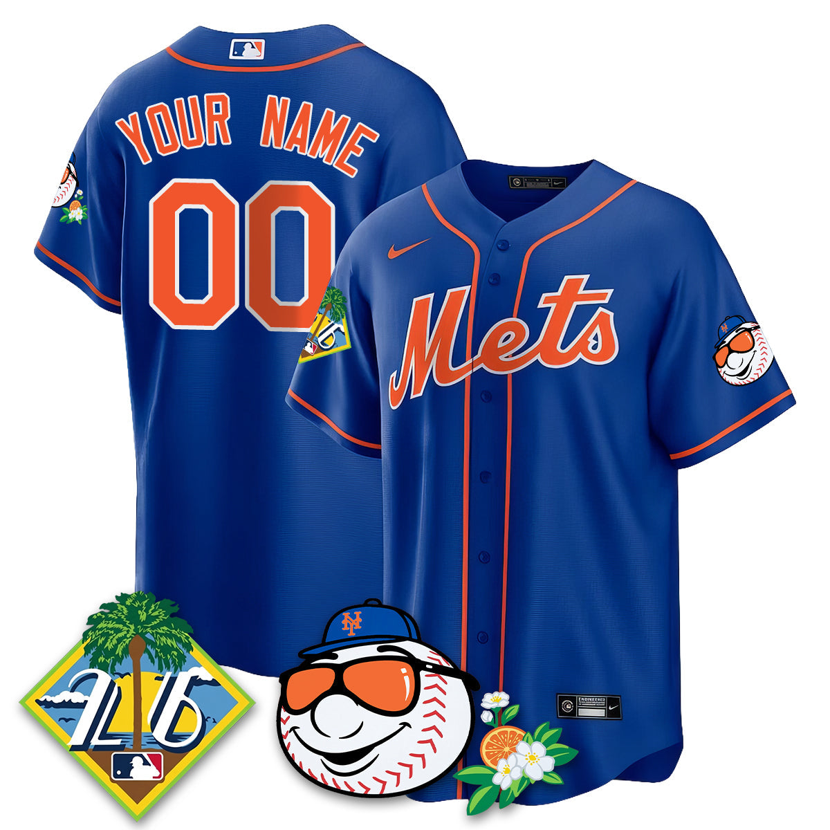 Custom NYM 2026 Spring Training Vapor Limited Jersey - Stitched
