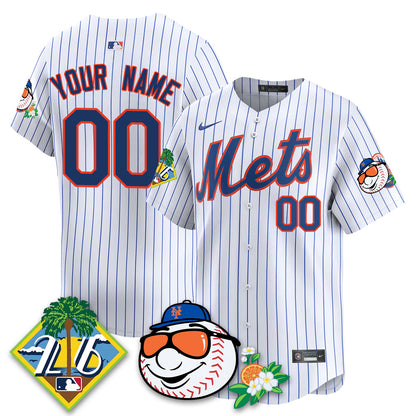 Custom NYM 2026 Spring Training Vapor Limited Jersey - Stitched