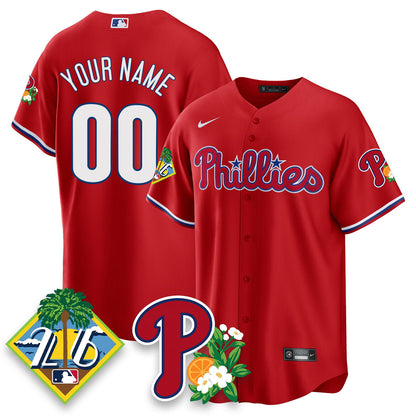 Custom PHI 2026 Spring Training Vapor Limited Jersey - Stitched
