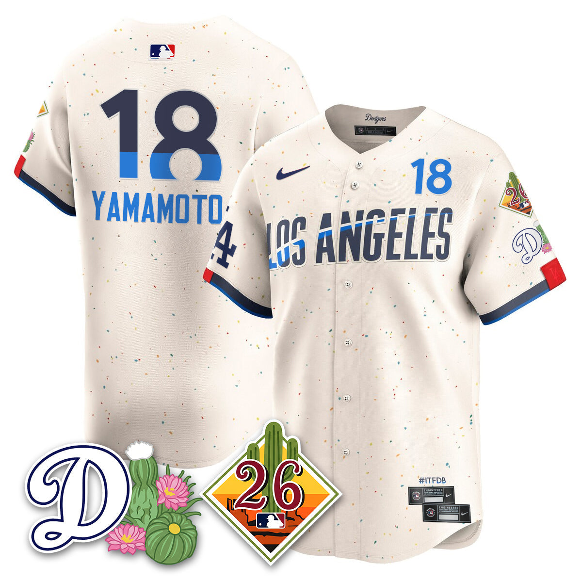 LAD 2026 Spring Training Vapor Limited Jersey - Stitched