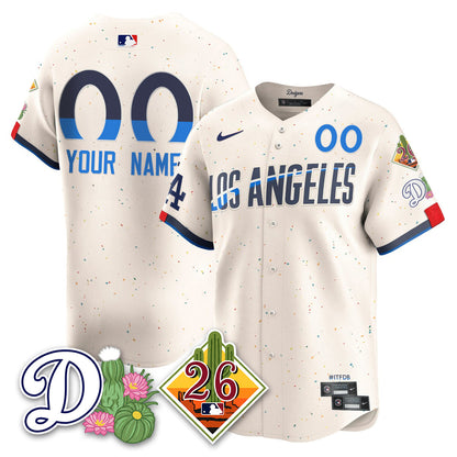 Custom LAD 2026 Spring Training Vapor Limited Jersey - Stitched