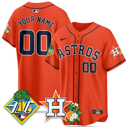 HOU 2026 Spring Training Vapor Limited Custom Jersey - Stitched