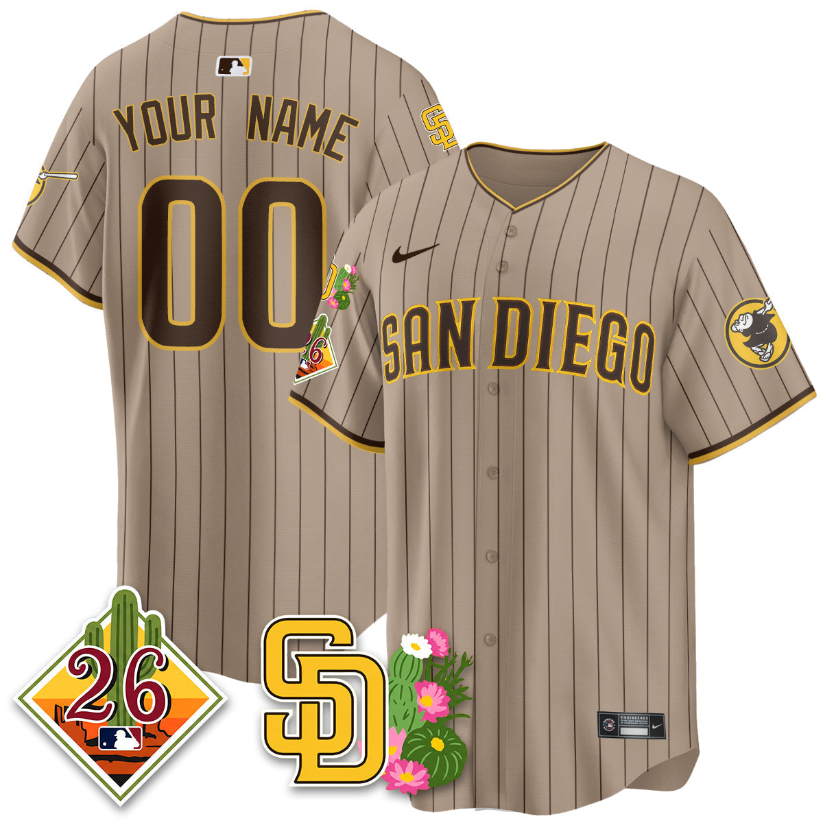 SD 2026 Spring Training Vapor Limited Jersey - Stitched
